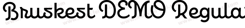 Bruskest DEMO Regular字体转换